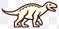 PNG Dinosaur animal representation extinct. AI generated Image by rawpixel.