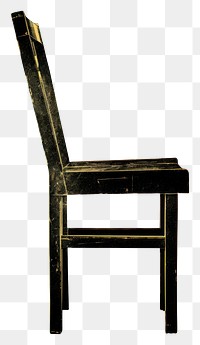 PNG Chair furniture art architecture. AI generated Image by rawpixel.