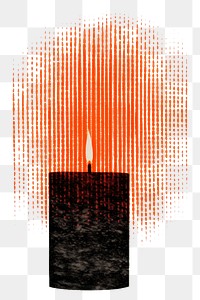 PNG Candle fire red illuminated. AI generated Image by rawpixel.