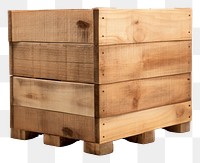 PNG Wooden pallet box furniture crate white background. AI generated Image by rawpixel.