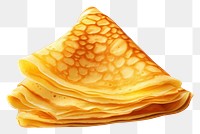 PNG  Crepe flatten food white background simplicity. AI generated Image by rawpixel.