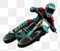 PNG Motocross motorcycle vehicle comics. 