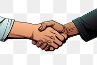 PNG  Handshake technology agreement appliance. AI generated Image by rawpixel.