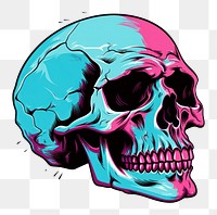 PNG  Skull anthropology illustrated creativity. AI generated Image by rawpixel.