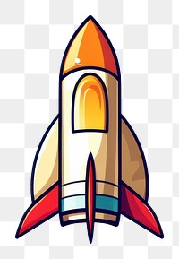PNG  Space rocket aircraft vehicle night. AI generated Image by rawpixel.