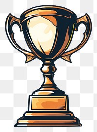 PNG  Trophy achievement technology success. AI generated Image by rawpixel.