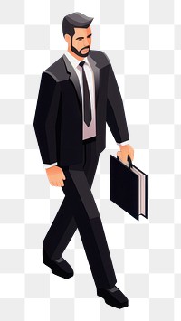 PNG Businessman isolated adult accessories briefcase. AI generated Image by rawpixel.