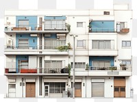 PNG  Apartment in japan architecture building balcony. AI generated Image by rawpixel.