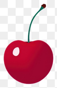 PNG Sillouette cherry fruit plant food. AI generated Image by rawpixel.