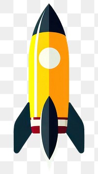 PNG Sillouette rocket missile spacecraft spaceplane. AI generated Image by rawpixel.