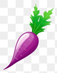 PNG  Carrot purple food white background. AI generated Image by rawpixel.