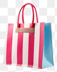 PNG  Shopping bag handbag white background accessories. AI generated Image by rawpixel.