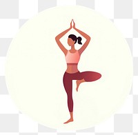 PNG Flexibility exercising stretching meditating. AI generated Image by rawpixel.
