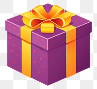 PNG A plain gift box white background celebration anniversary. AI generated Image by rawpixel.