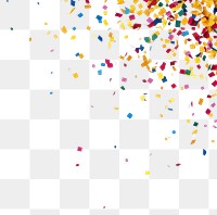PNG Confetti backgrounds line white background. AI generated Image by rawpixel.
