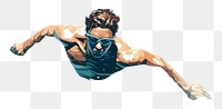 PNG Swimmer swimming swimwear sports. AI generated Image by rawpixel.