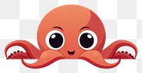 PNG Octopus cartoon animal invertebrate. AI generated Image by rawpixel.