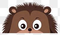 PNG Porcupine cartoon mammal animal. AI generated Image by rawpixel.