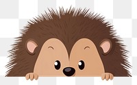 PNG Porcupine hedgehog cartoon mammal. AI generated Image by rawpixel.