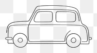 PNG Minimal illustration of car drawing sketch vehicle. AI generated Image by rawpixel.