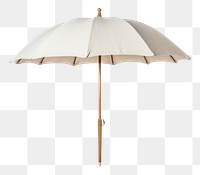 PNG Beach umbrella white white background. AI generated Image by rawpixel.