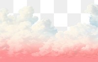 PNG Sky seamless outdoors nature cloud. AI generated Image by rawpixel.