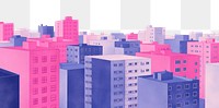 PNG City buildings architecture cityscape outdoors. AI generated Image by rawpixel.