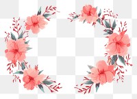 PNG Chinese seamless vintage flower wreath pattern plant art. AI generated Image by rawpixel.