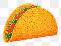 PNG Taco food white background freshness. AI generated Image by rawpixel.