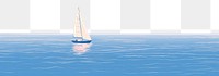 PNG Sea seamless watercraft sailboat outdoors. AI generated Image by rawpixel.