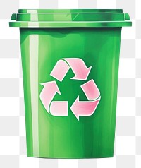PNG Recycle white background drinkware container. AI generated Image by rawpixel.