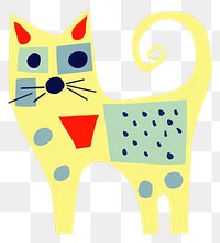 PNG Cat art cartoon pattern. AI generated Image by rawpixel.