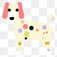 PNG Dog cartoon animal mammal. AI generated Image by rawpixel.