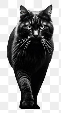 PNG A giant cat walking in the city architecture mammal animal. AI generated Image by rawpixel.
