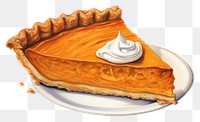 PNG Pie dessert pastry cream. AI generated Image by rawpixel.