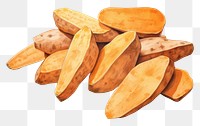 PNG Sweet potato vegetable plant food. AI generated Image by rawpixel.