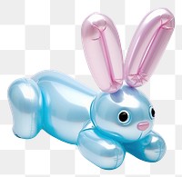 PNG  A rabbit balloon toy representation. AI generated Image by rawpixel.