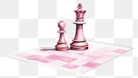 PNG Chess chessboard game intelligence. AI generated Image by rawpixel.