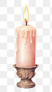 PNG Candle drawing candlestick creativity. AI generated Image by rawpixel.