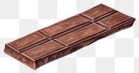 PNG Chocolate bar food confectionery dessert. AI generated Image by rawpixel.