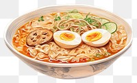 PNG Ramen food soup meal. AI generated Image by rawpixel.