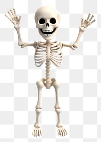 PNG Skeleton white background representation celebration. 