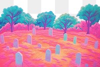 PNG Old cemetery tombstone outdoors purple. AI generated Image by rawpixel.
