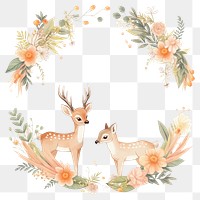 PNG Deer pattern animal mammal. AI generated Image by rawpixel.
