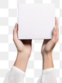 PNG Box holding paper white. AI generated Image by rawpixel.