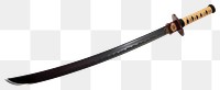 PNG Japanese Katana Sword sword weapon dagger. AI generated Image by rawpixel.