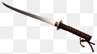 PNG Japanese Katana Sword sword weapon dagger. AI generated Image by rawpixel.