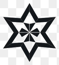 PNG Star symbol shape black. AI generated Image by rawpixel.