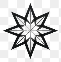PNG Star symbol shape white. AI generated Image by rawpixel.