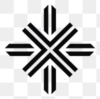 PNG Cross logo symbol shape. AI generated Image by rawpixel.